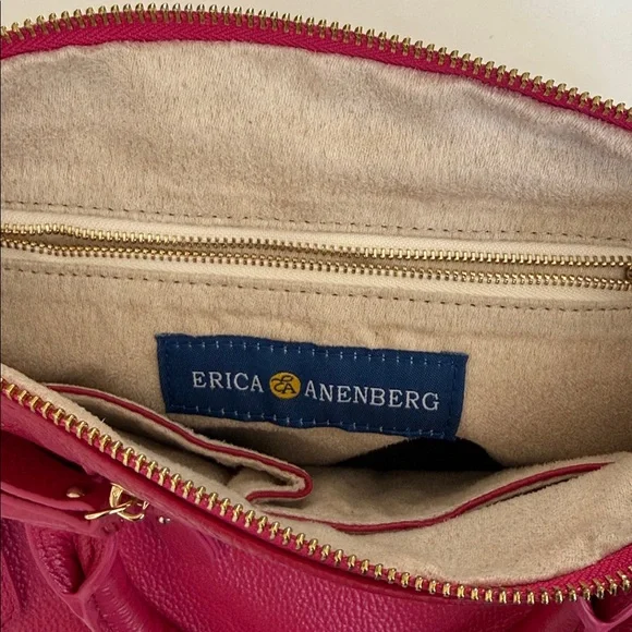 Erica Anenberg Pink Handbag. Gold hardware. - Picture 10 of 10